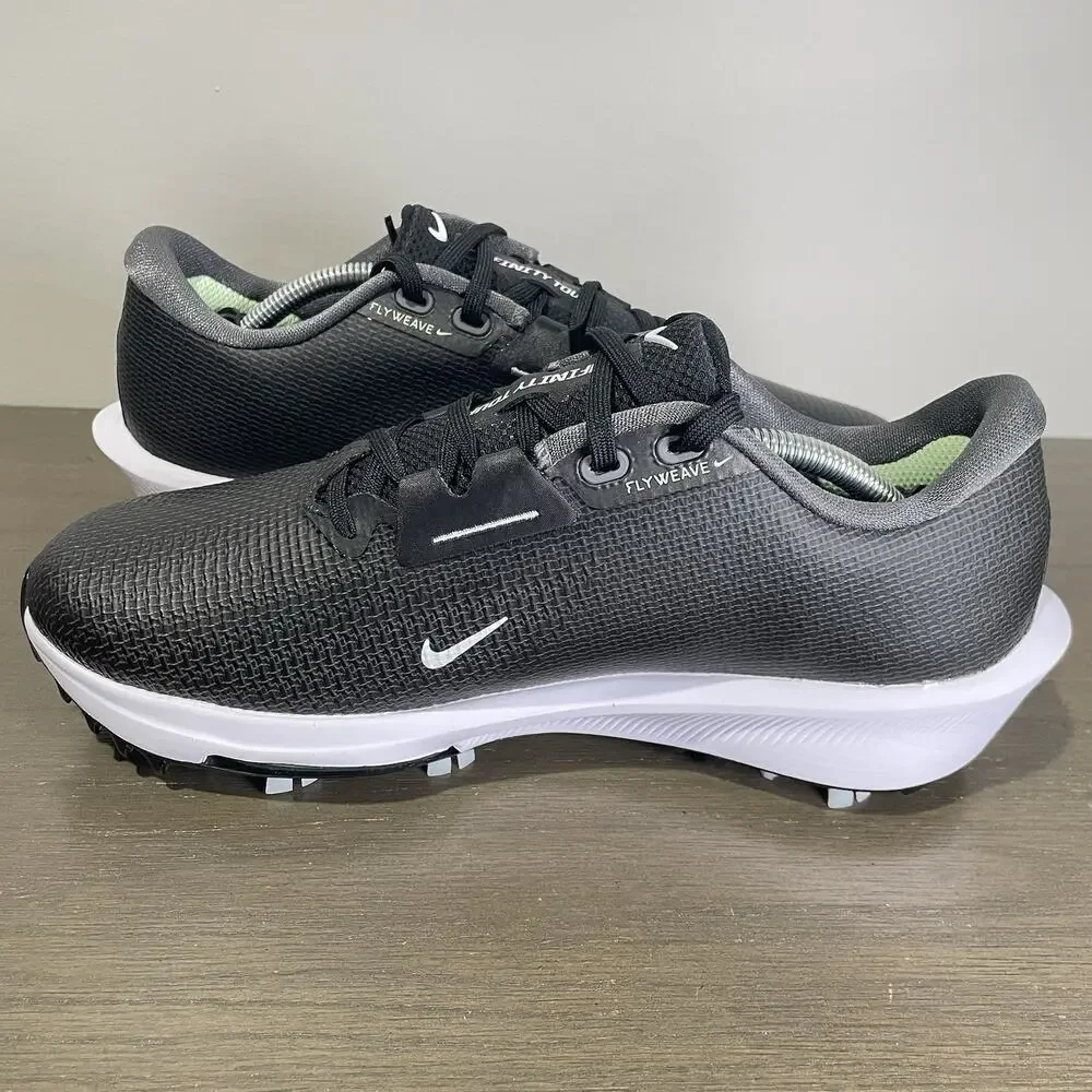 Nike Mens 7.5 Golf Shoes NEW Air Zoom Infinity Tour 2 Black Spikes FD0217-002